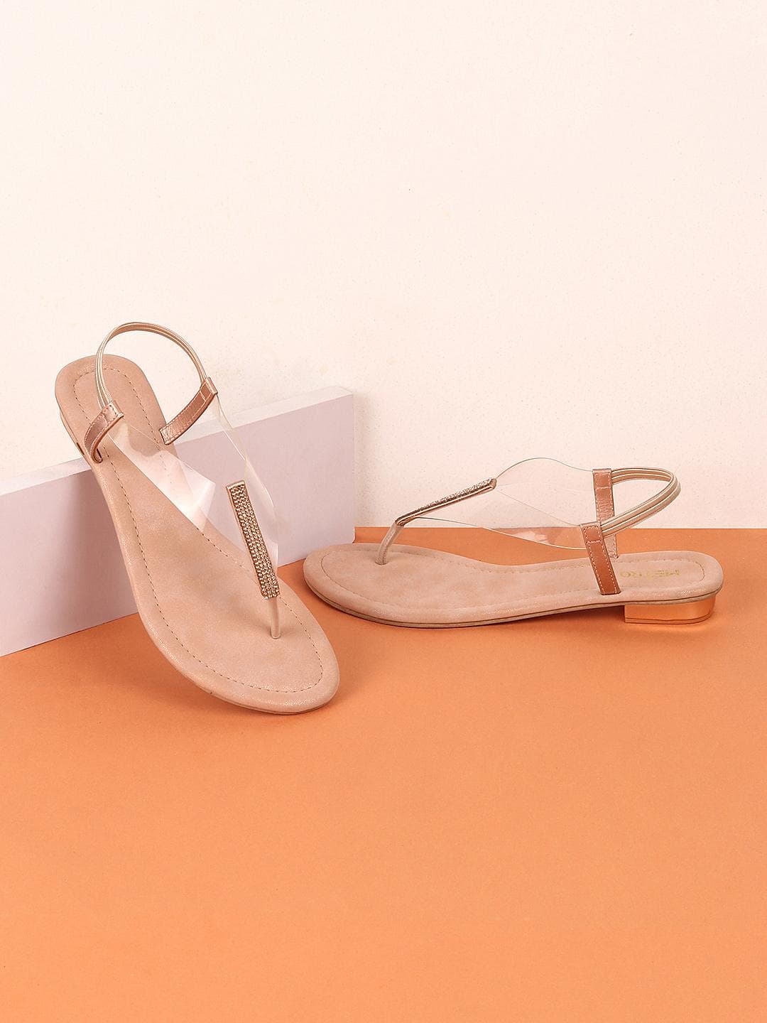 Metro Embellished Ethnic Block Heel Sandals