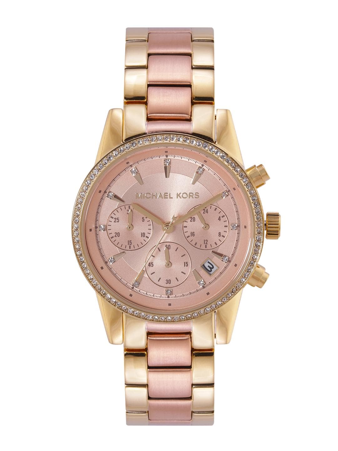 Buy Michael Kors Women Bracelet Style Chronograph Watch MK6475I - - Accessories for Women