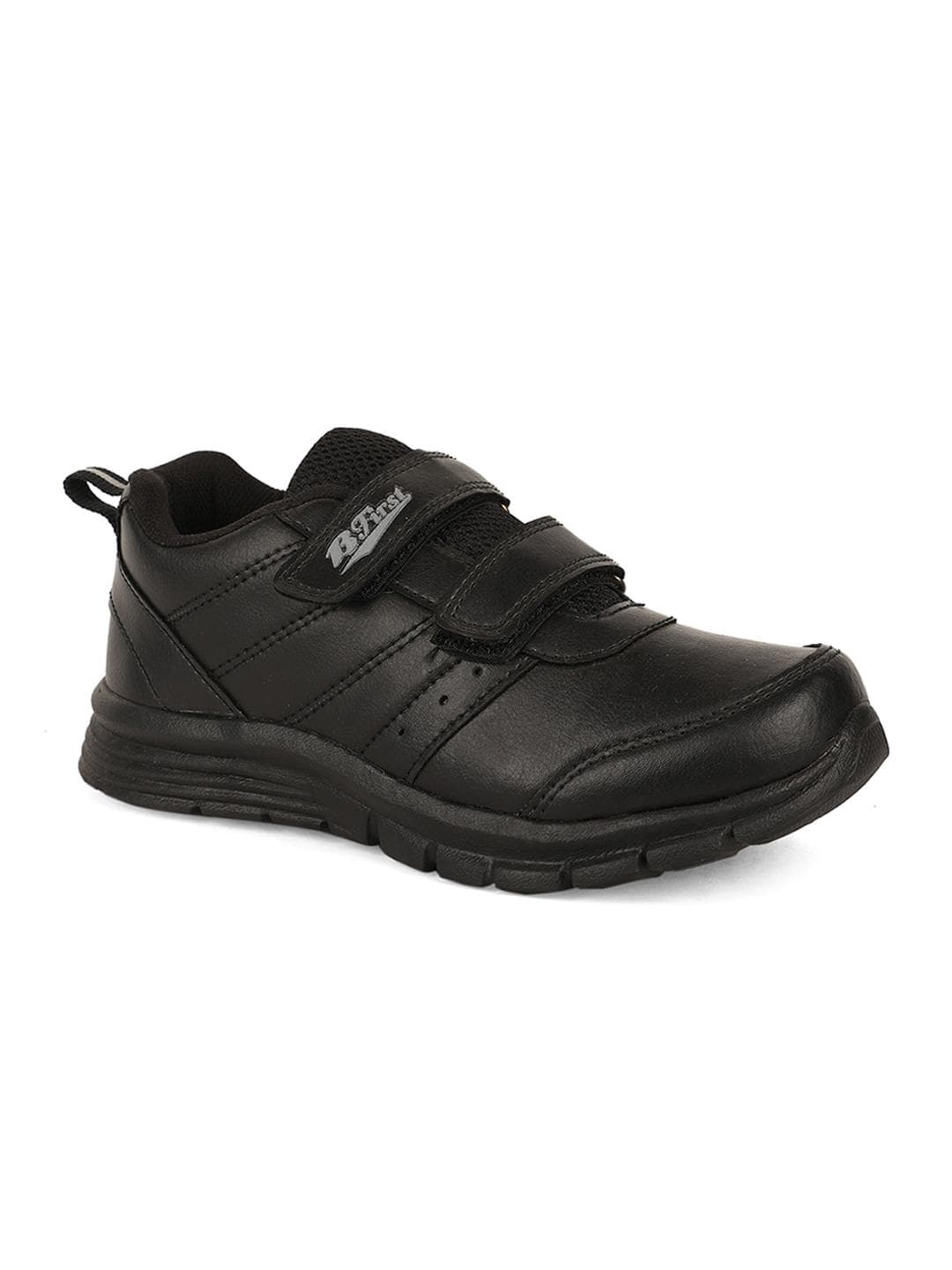 Bata Boys Black Slip-On Sneakers