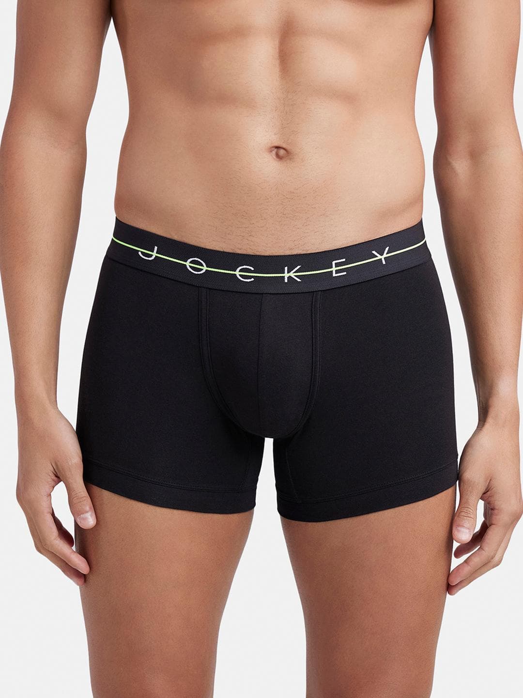 Buy Jockey Super Combed Cotton Stretch Solid Trunk With Ultrasoft Waistband NY16 - - Apparel for Men