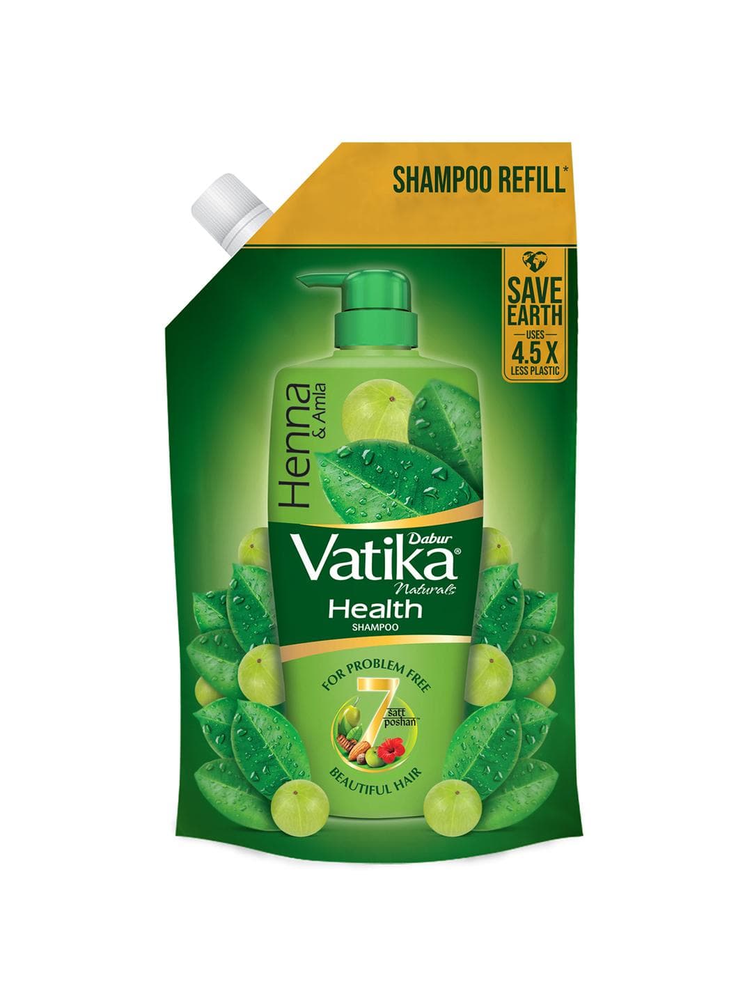 Buy Dabur Vatika Health Shampoo With 7 Natural Ingredients 1L - - Personal Care for Unisex