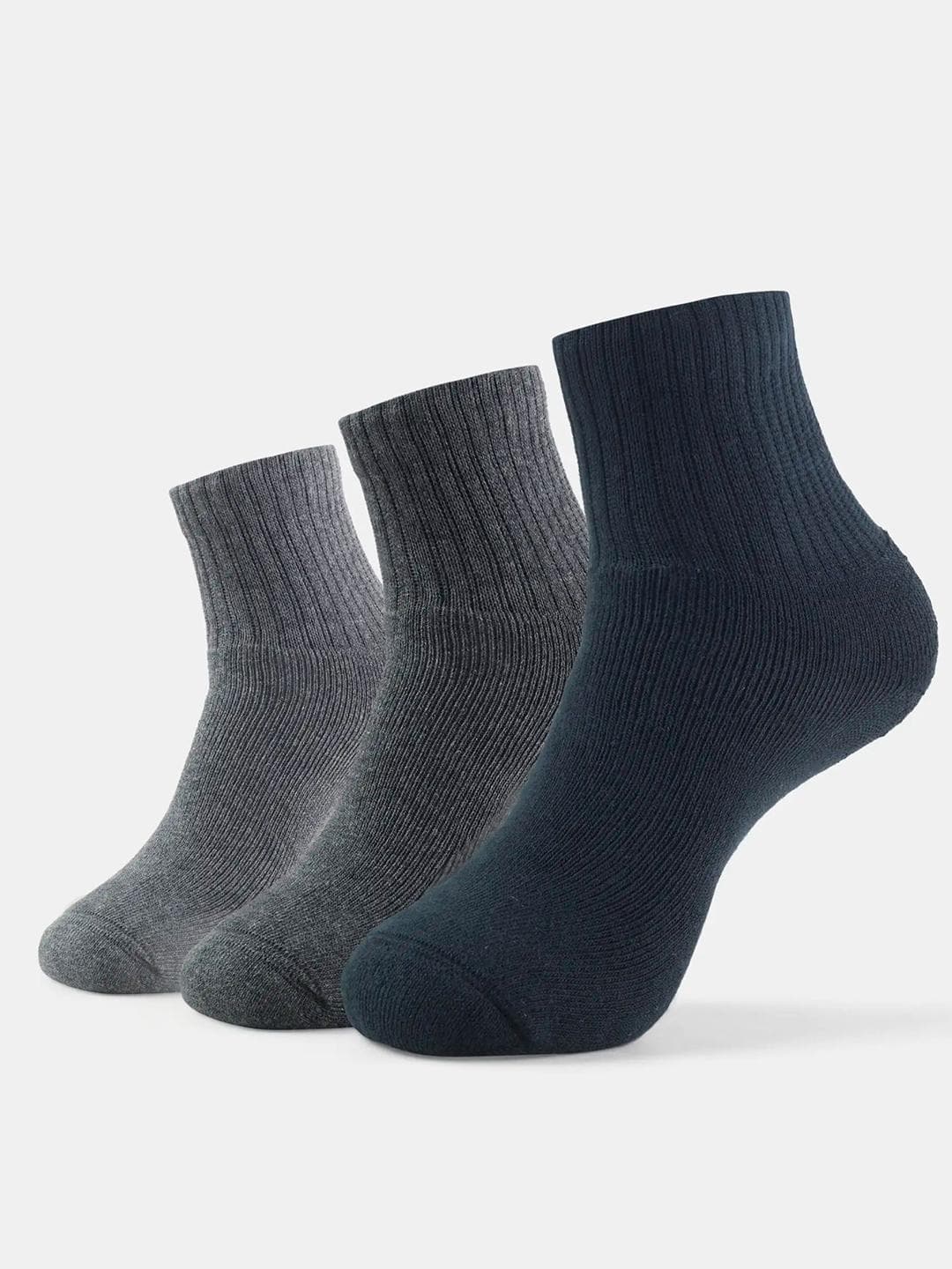 Buy Jockey Pack Of 3 Compact Cotton Terry Ankle Length Socks With StayFresh Treatment 7036 - - Accessories for Men