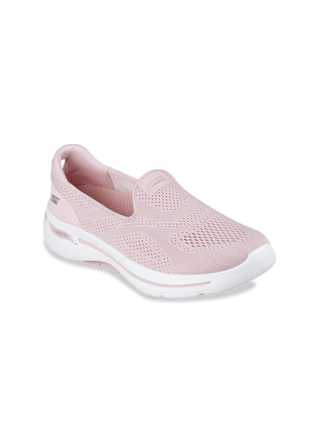 Skechers Women Purple Mesh Walking Non-Marking Shoes