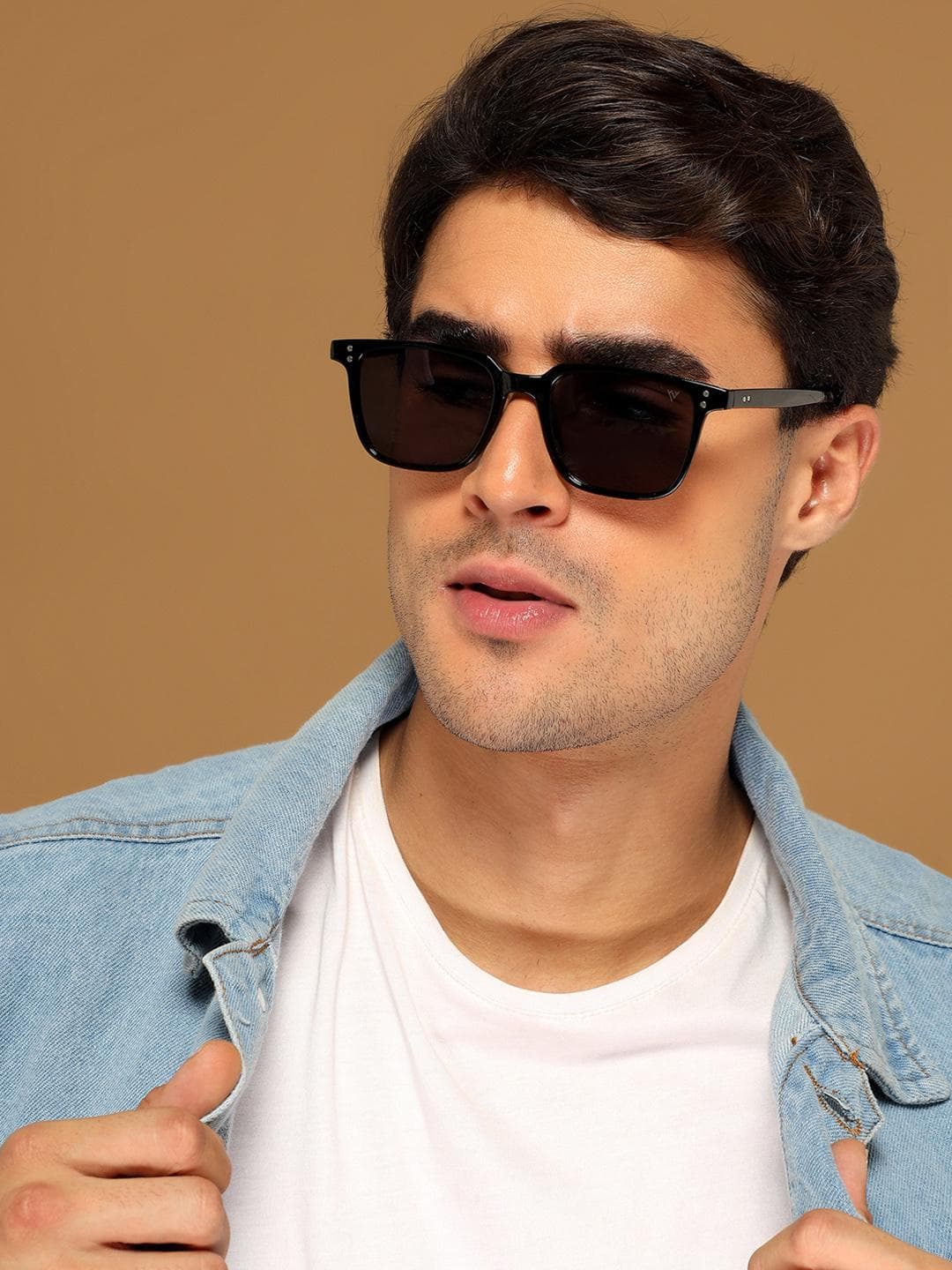 Buy Voyage Unisex Black Lens & Black Wayfarer Sunglasses With UV Protected Lens - - Accessories for Unisex