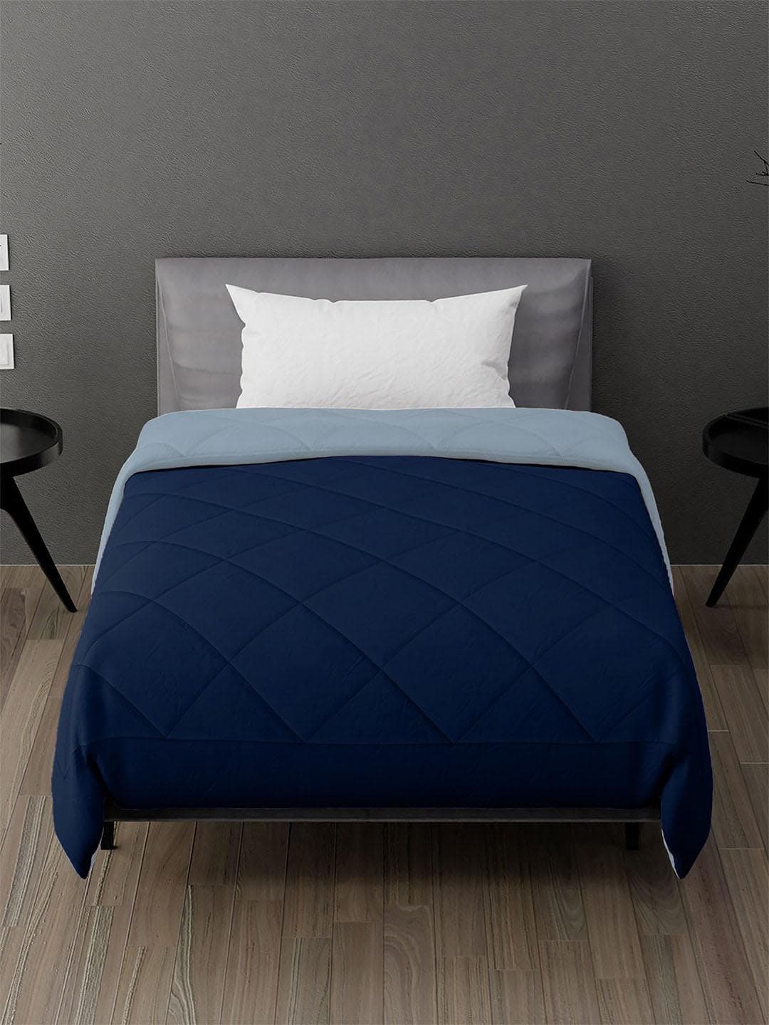 AEROHAVEN Unisex Navy Blue Blankets Quilts and Dohars