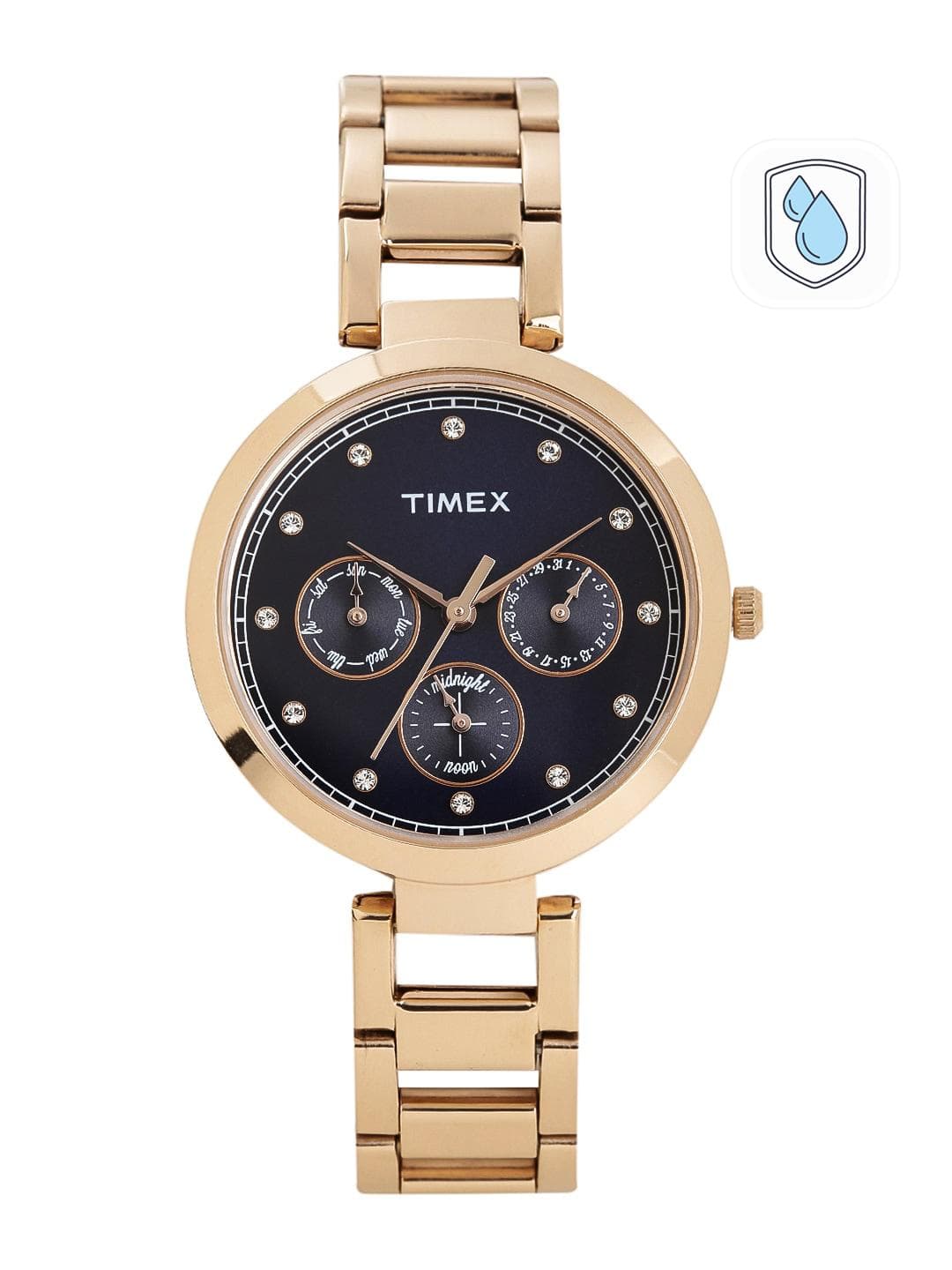 Buy Timex Round 21mm Blue Dial Analog Women Watch TW000X215 - - Accessories for Women