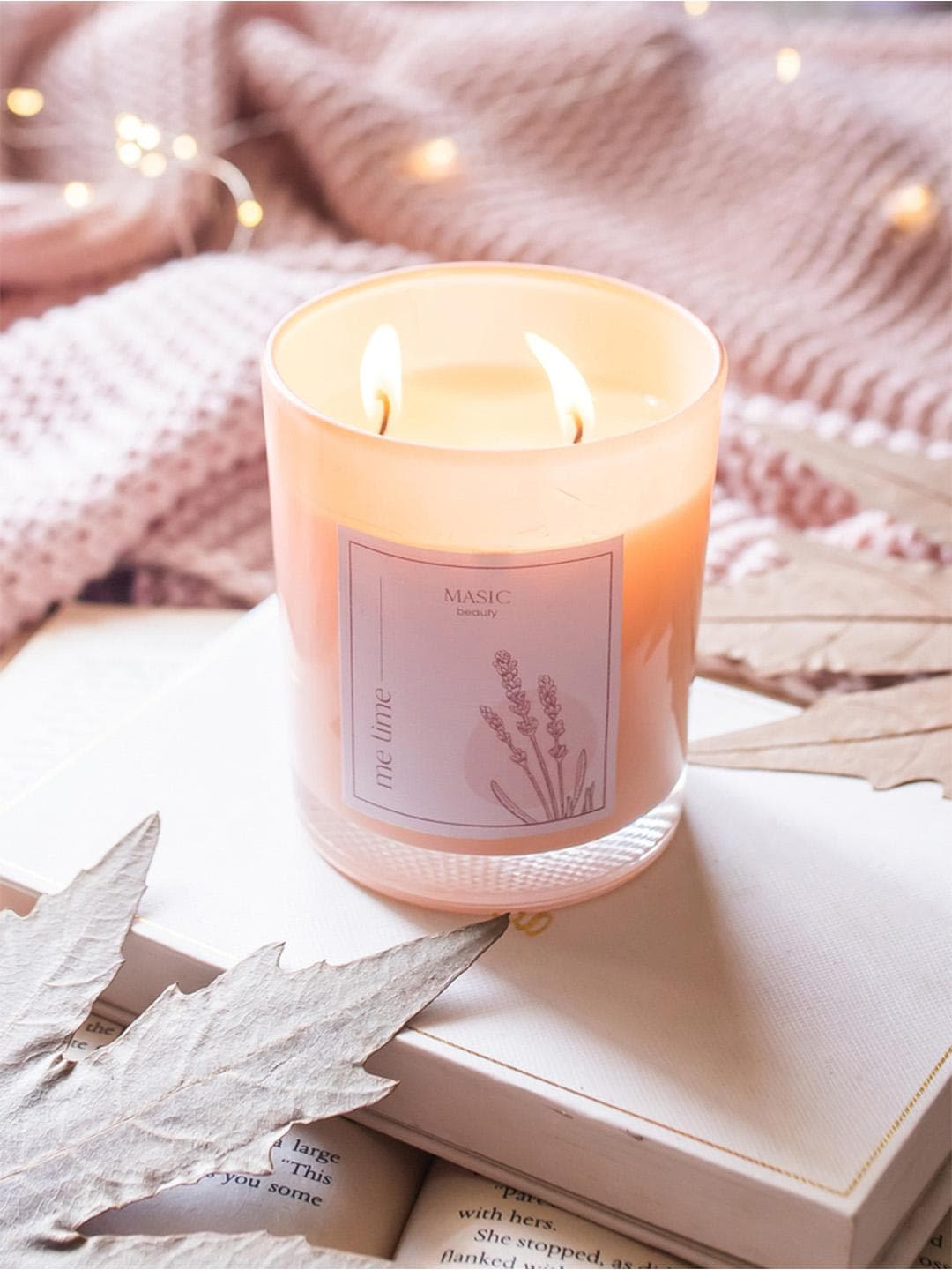 MASIC beauty Cruelty-Free Unwind With Me Time 2-Wick Jar Candle - 200 g