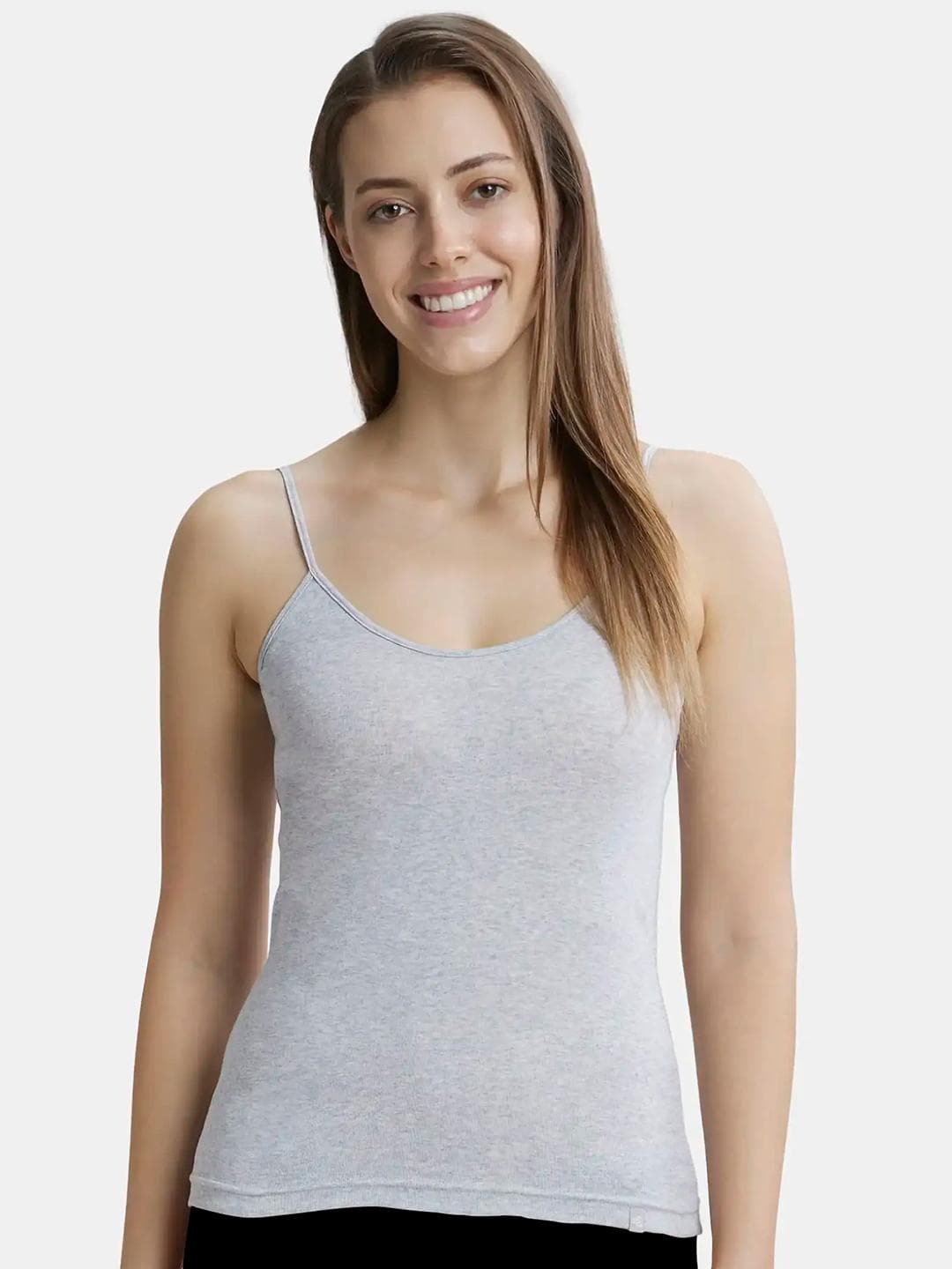 Buy Jockey Super Combed Rib Camisole With Adjustable Straps And StayFresh Treatment 1487 - - Apparel for Women