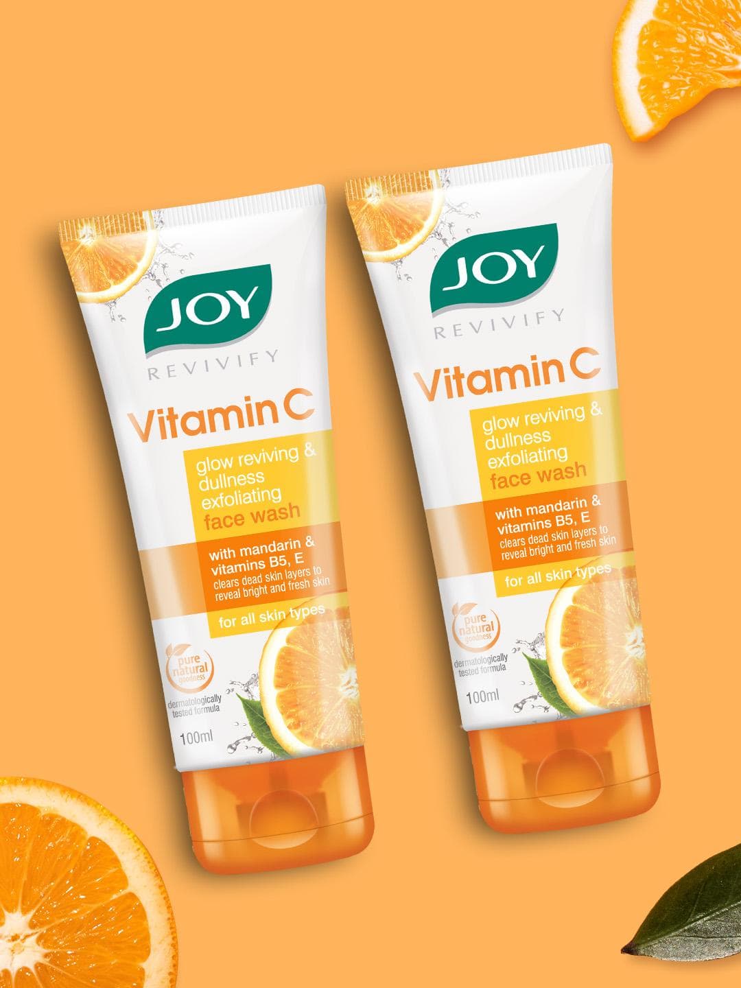 Buy JOY Set Of 2 Brightening Vitamin C Face Wash For Glowing Skin 100ml Each - - Personal Care for Unisex