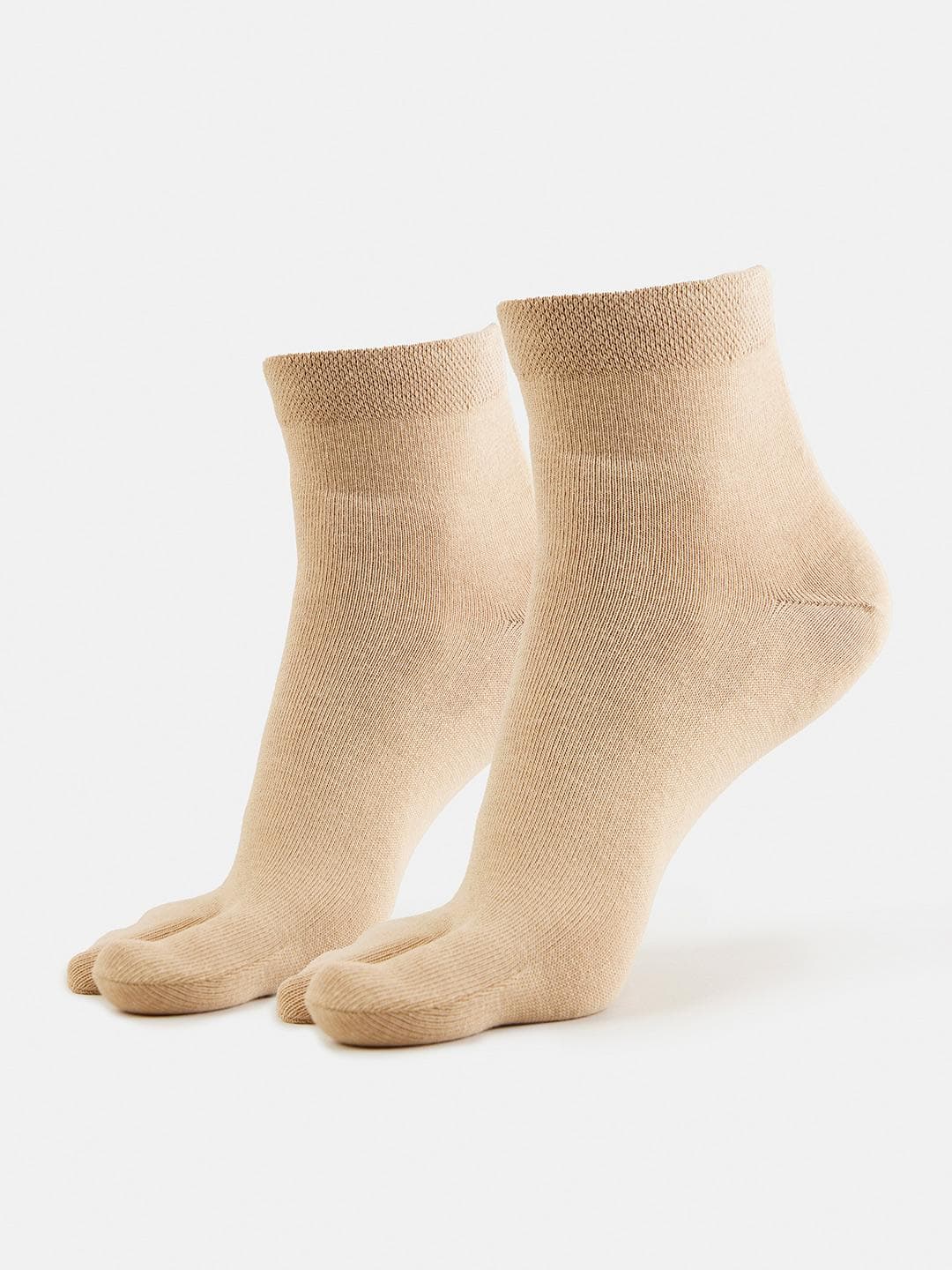 Jockey Pack Of 2 Compact Cotton Stretch Toe Socks with StayFresh Treatment-7487