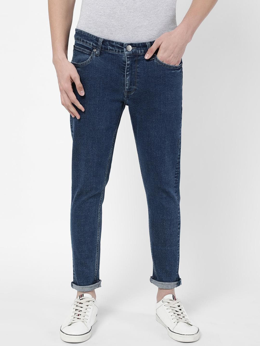 Lee Men Blue Slim Fit Stretchable Jeans