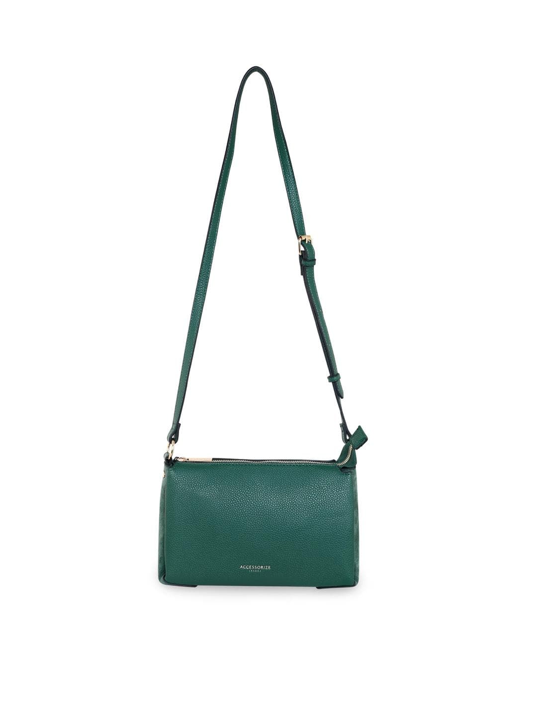 Buy Accessorize Green Structured Sling Bag - - Accessories for Women