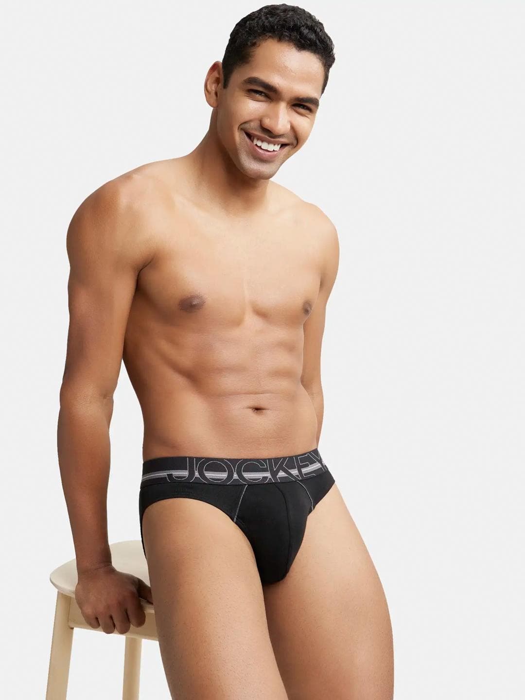 Jockey Combed Cotton Rib Brief with Ultrasoft Waistband-US17