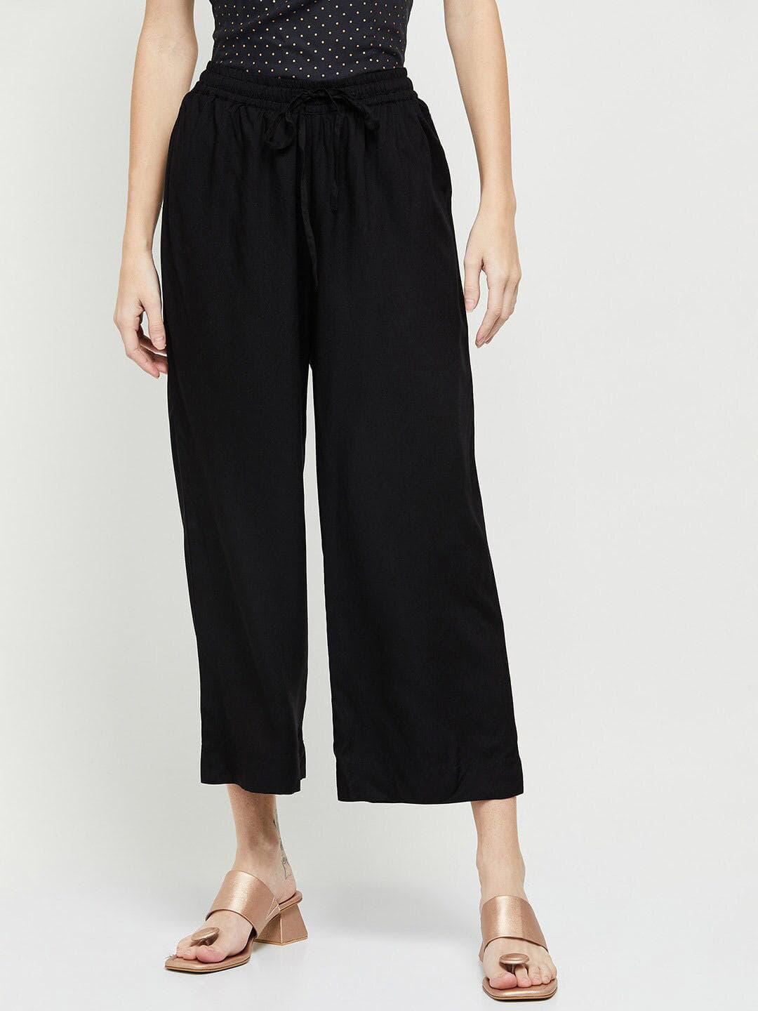 max Women Knitted Palazzos