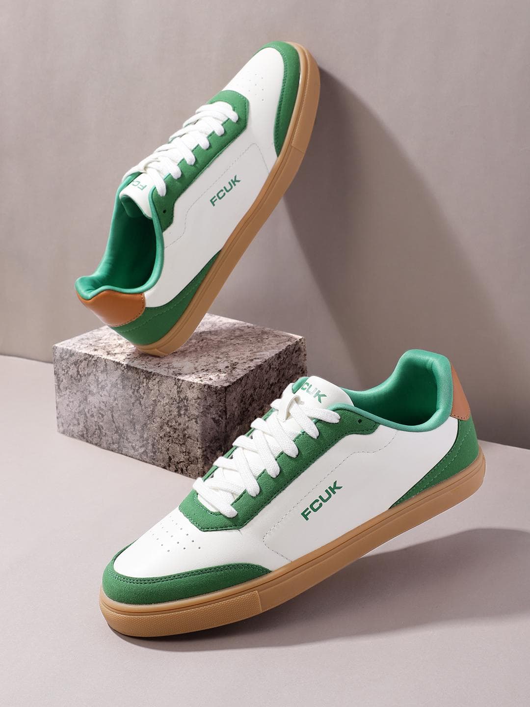 FCUK Men Colourblocked Sneakers