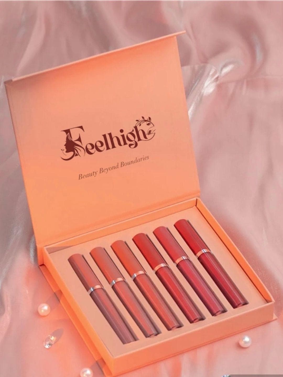 Buy FEELHIGH Set Of 6 Velvet Texture Liquid Lipstick 2.5ml Each Shade B - - Personal Care for Women