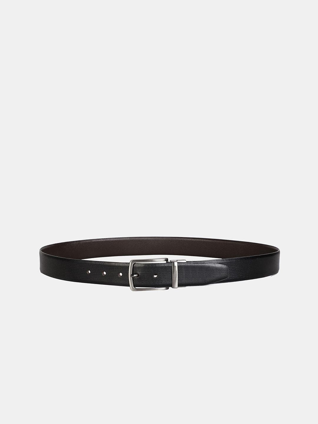 Buy WROGN Men Textured Leather Reversible Formal Tang Closure Belt - - Accessories for Men