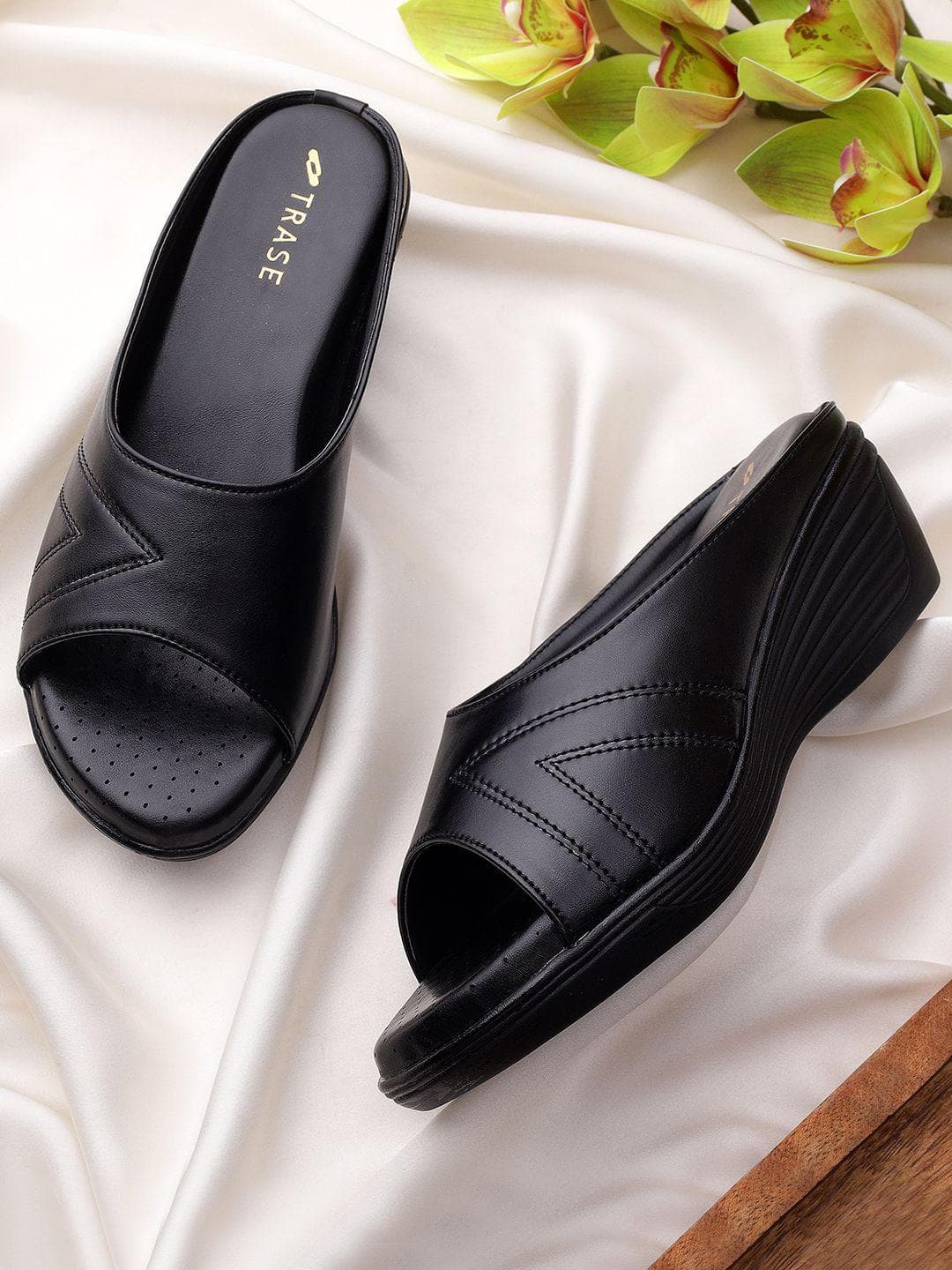 TRASE Heels Wedge Heels Sandals