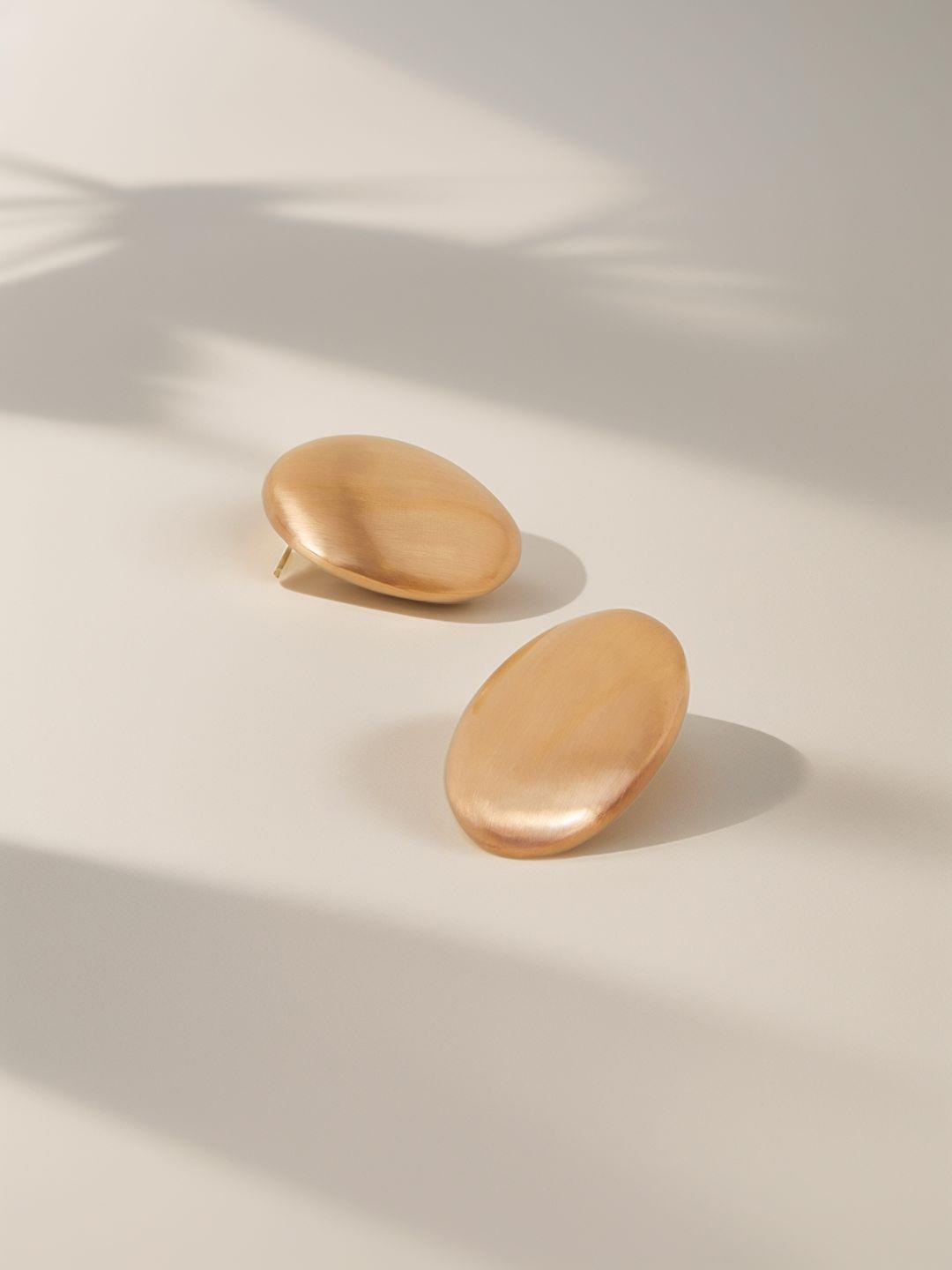 Buy Accessorize Oval Brushed Studs - - Accessories for Women