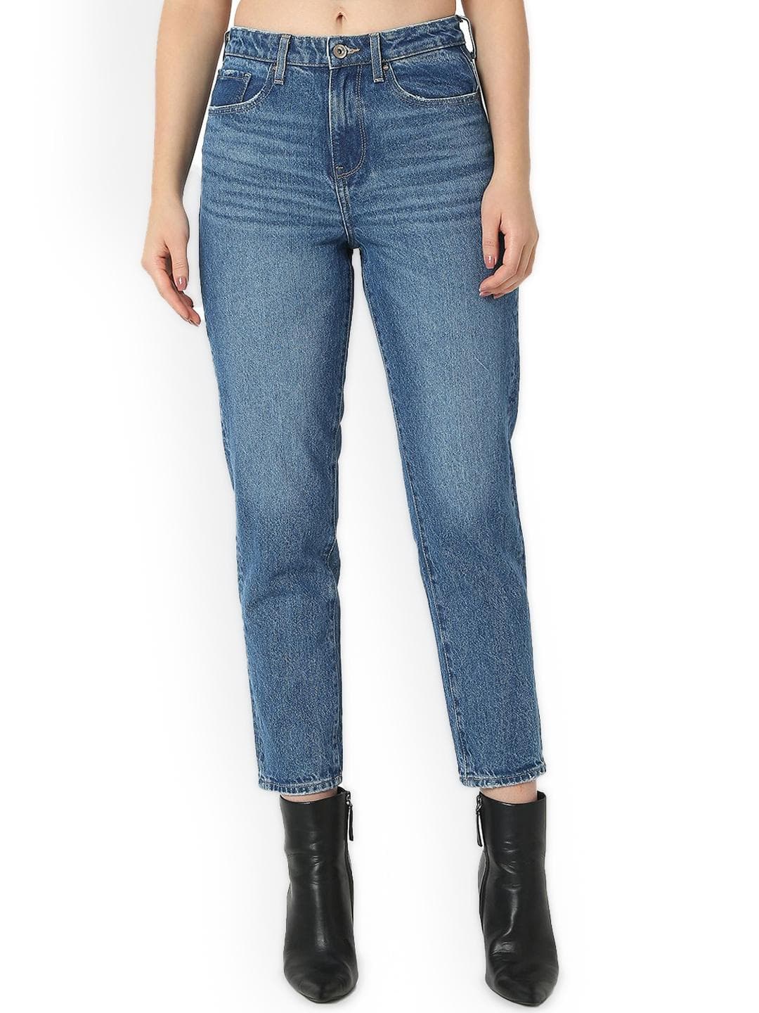 SPYKAR Women Light Fade Mom Fit Jeans
