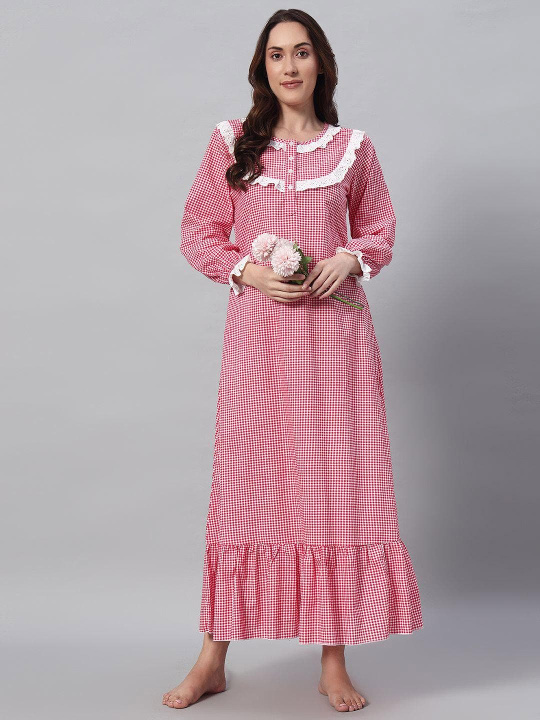 SEPHANI Printed Maxi Nightdress