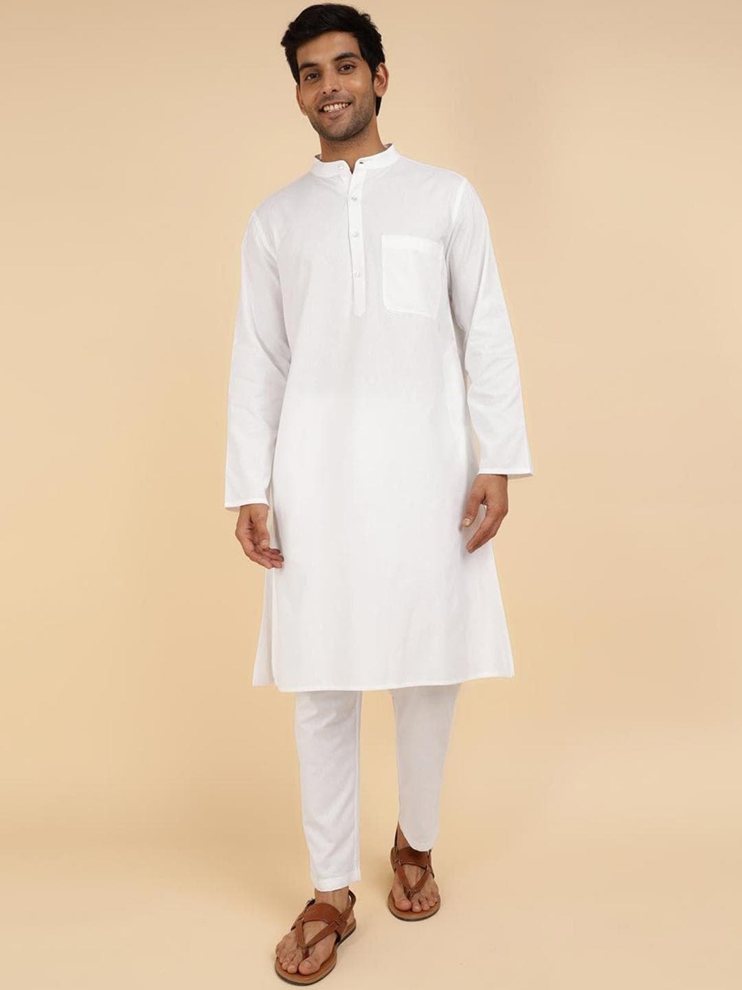 Fabindia Straight Pure Cotton Republic Day Kurta with Pyjamas