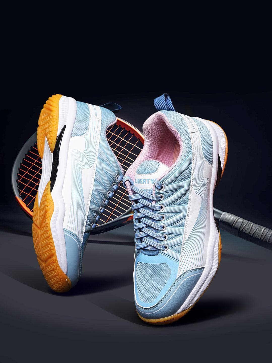 Buy Liberty GRIPPER 01 Men Badminton And Pickleball Lace Ups Non Marking Shoes - - Footwear for Men