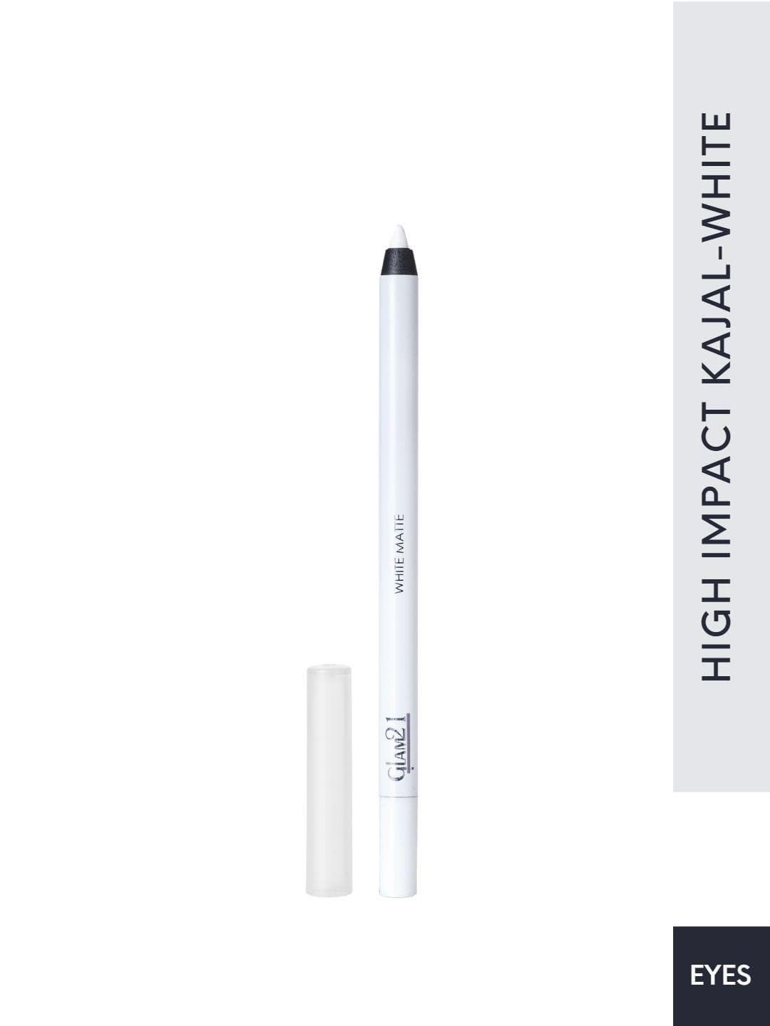 GLAM21 High Impact Long Wear Kajal with Sharpener 1.2g - White 03