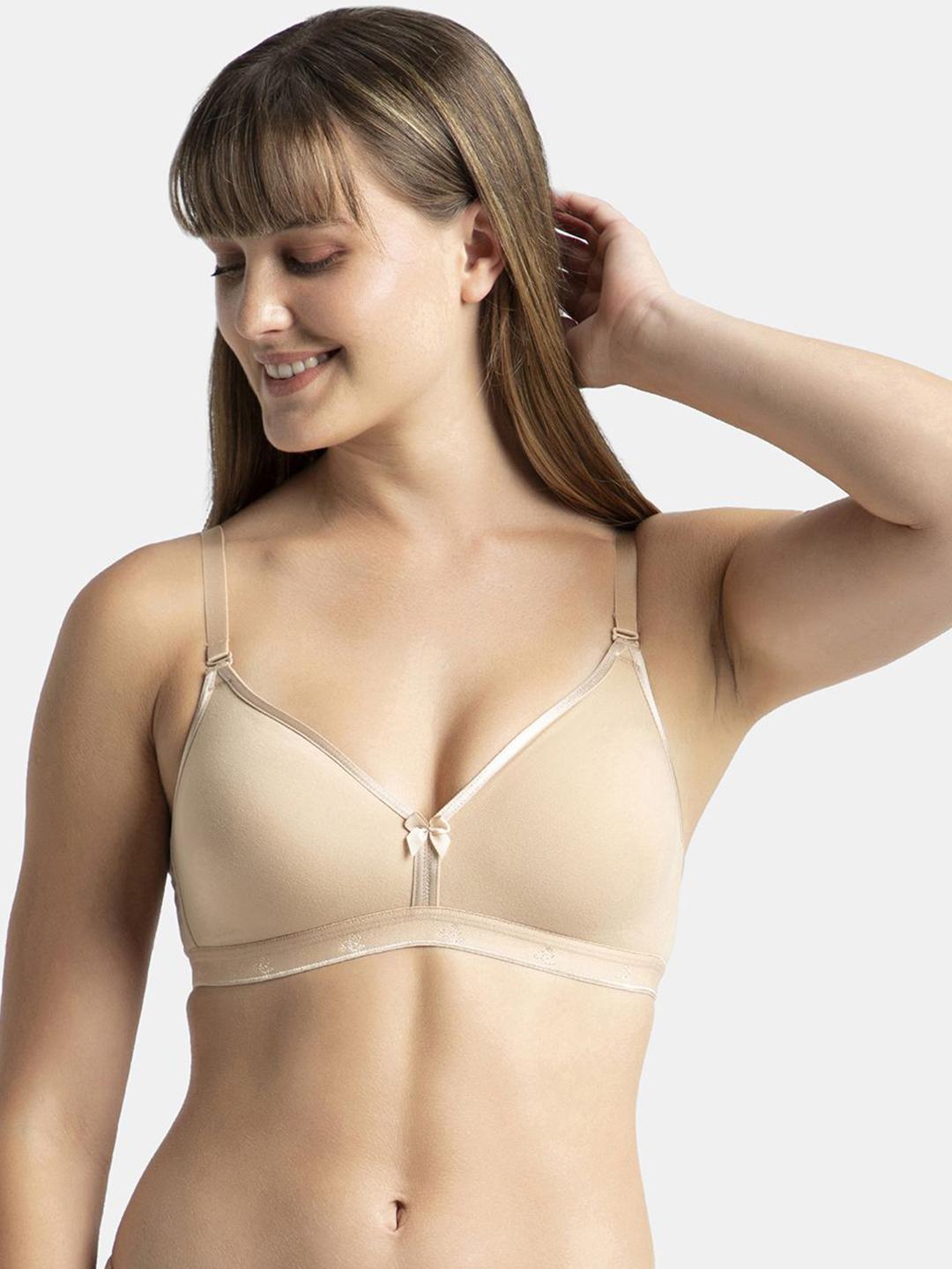 Buy Jockey Wirefree Non Padded Super Combed Cotton Everyday Bra With Durable Underband 1581 - - Apparel for Women