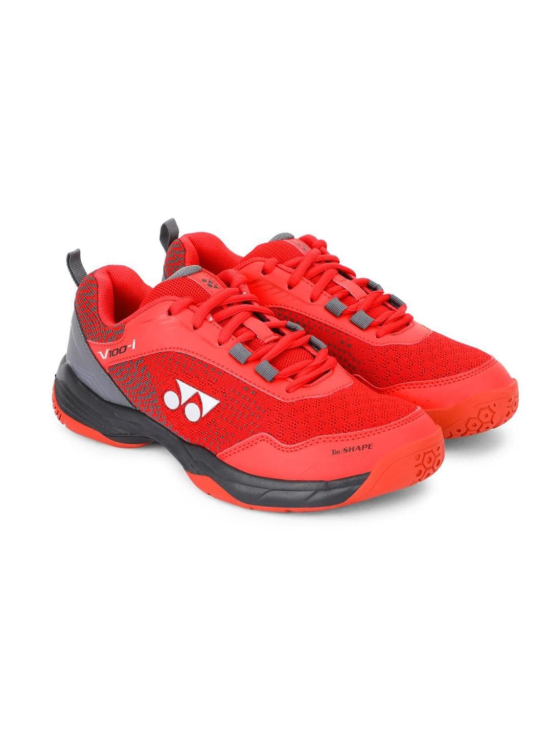 Buy YONEX Men V100I Non Marking Contagrip Lace Up Badminton Shoes - - Footwear for Men