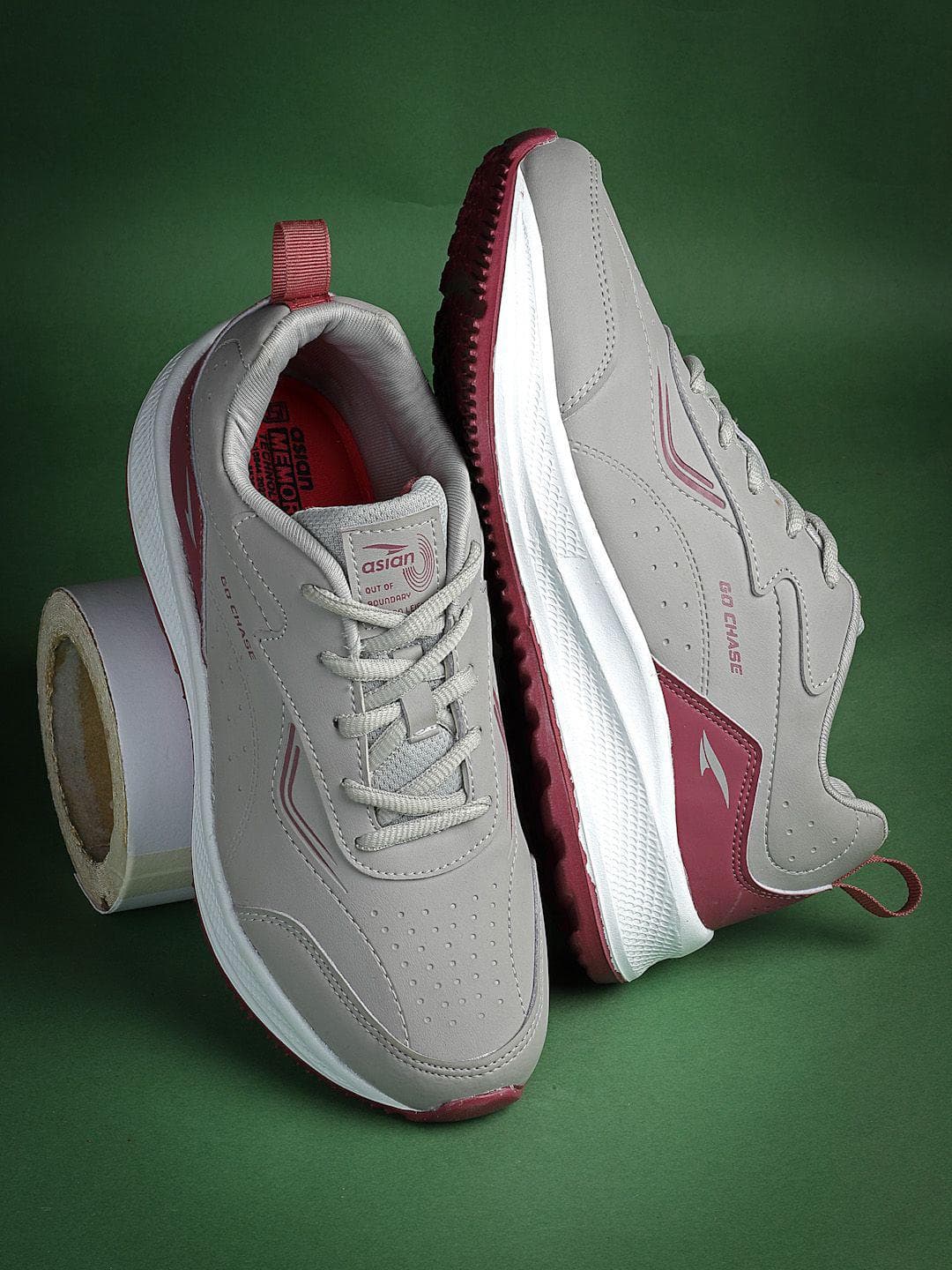 ASIAN Women Lace-Ups Running Non-Marking Shoes