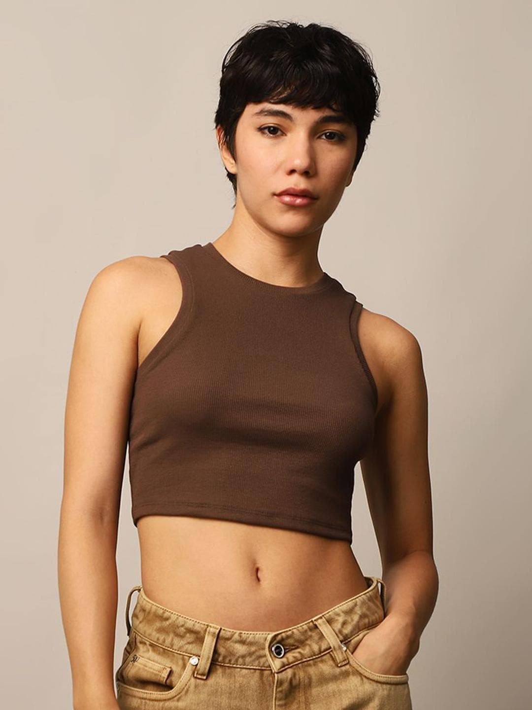 ONLY Cotton Tank Crop Top