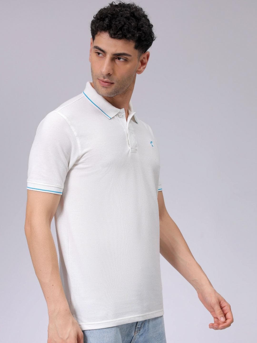 The Indian Garage Co Men Polo Collar Pockets T-shirt