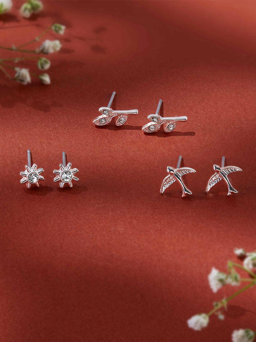 Buy Accessorize Geometric Studs Earrings - - Accessories for Women