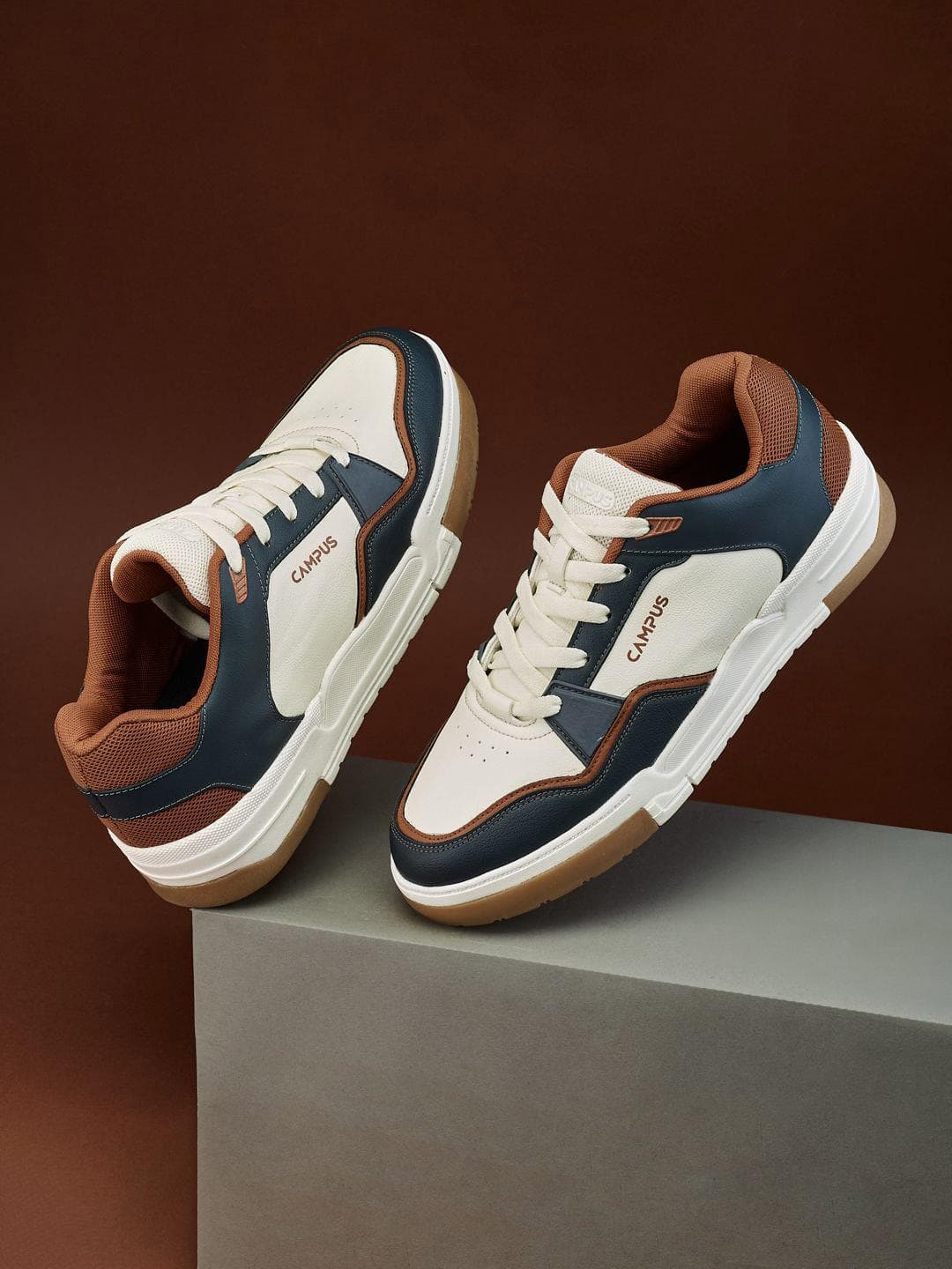 Campus Men OG-32 Colourblocked PU Sneakers