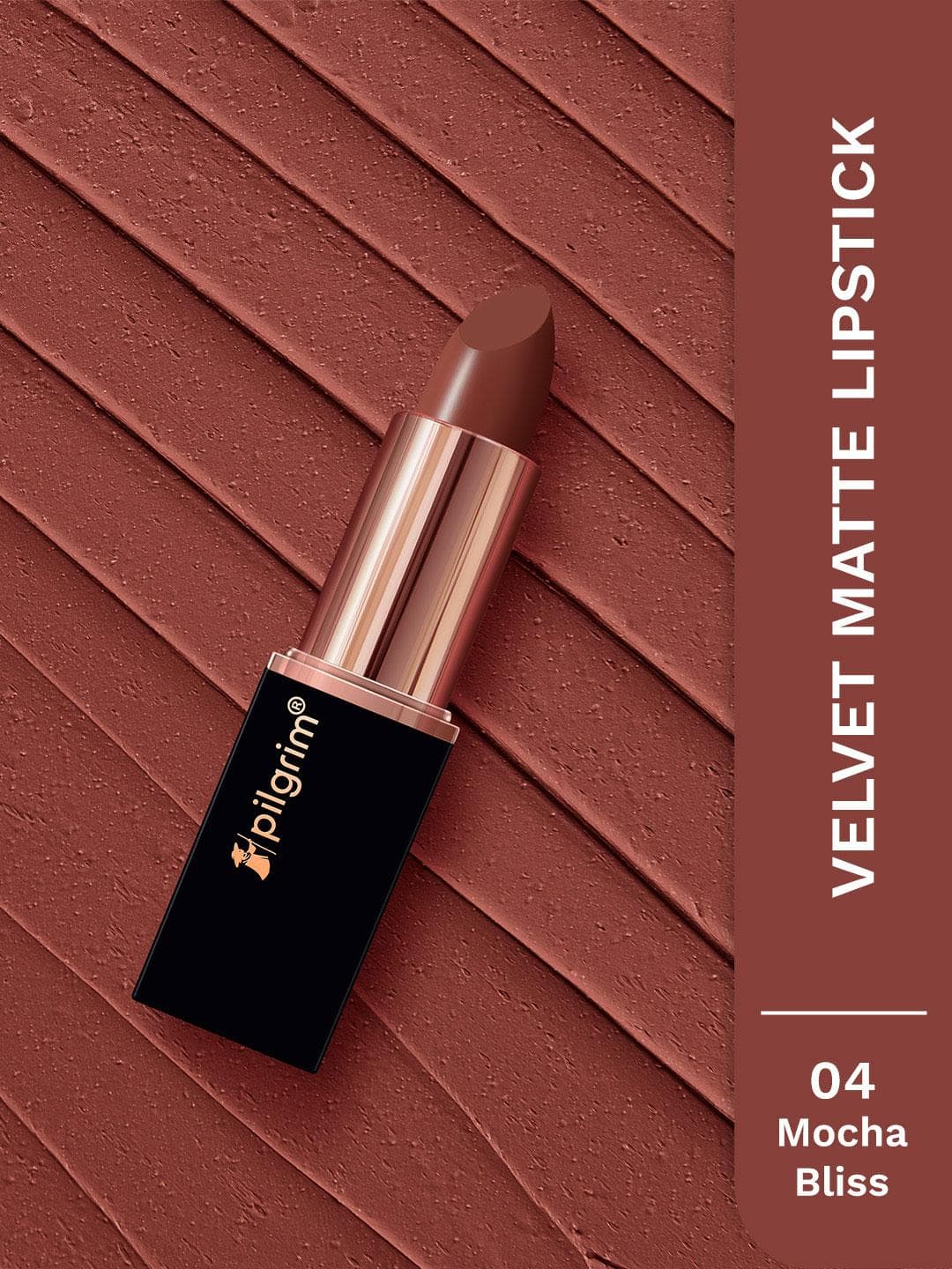Buy Pilgrim Matte Bullet Intense Colour Transferproof & Smudgeproof Lipstick Mocha Bliss 04 - - Personal Care for Unisex