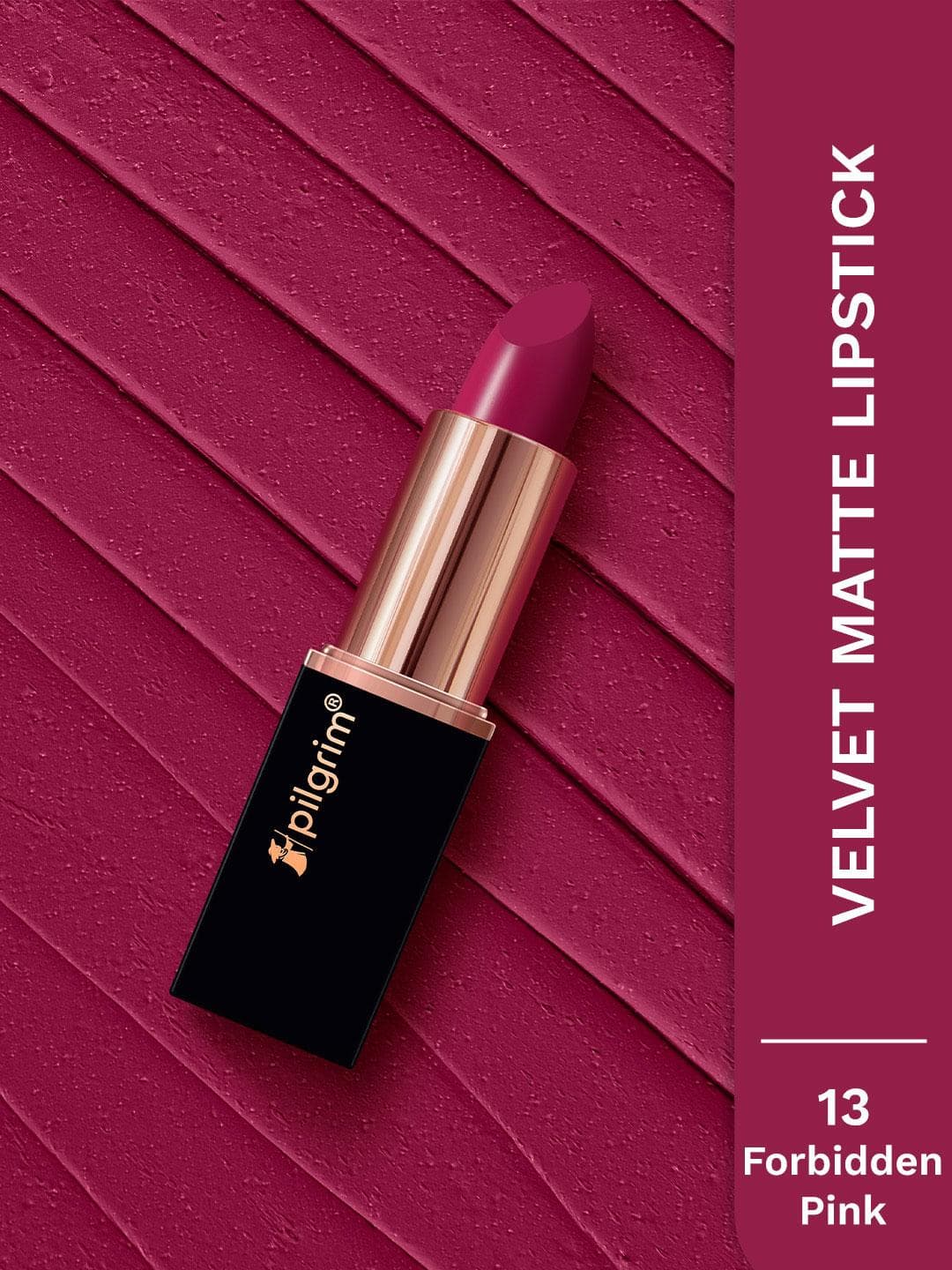 Buy Pilgrim Matte Bullet Intense Colour Transferproof Smudgeproof Lipstick Forbidden Pink 13 - - Personal Care for Unisex