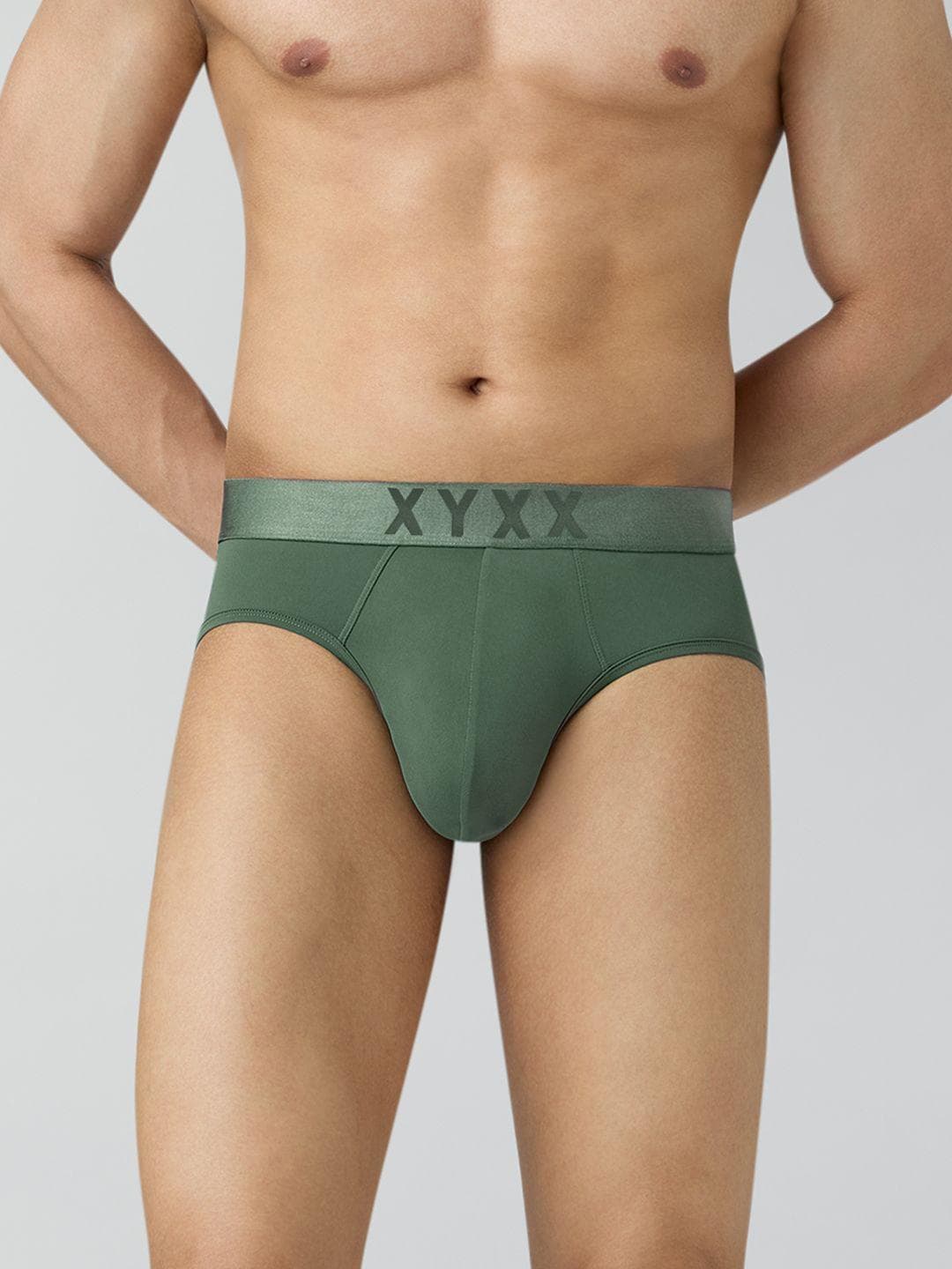 XYXX Men Solid Rev Tactel Brief Underwear