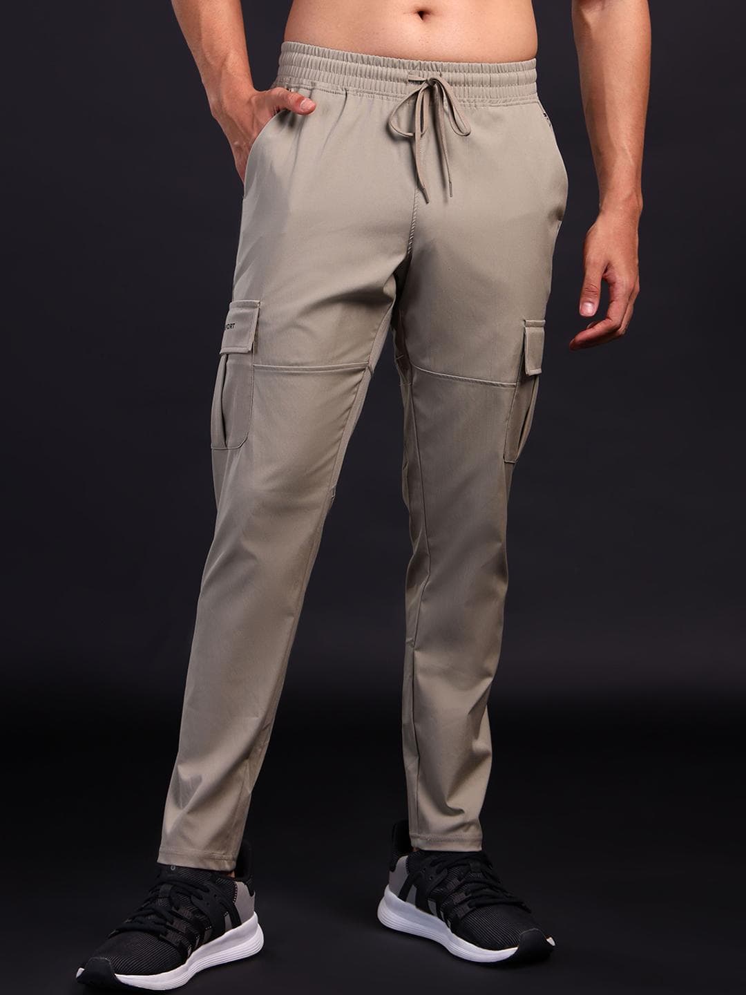 Technosport Men Relaxed Fit Rapid-Dry Track Pants