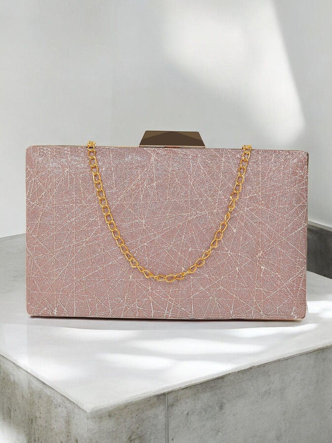 CRUSSET Textured Box Clutch