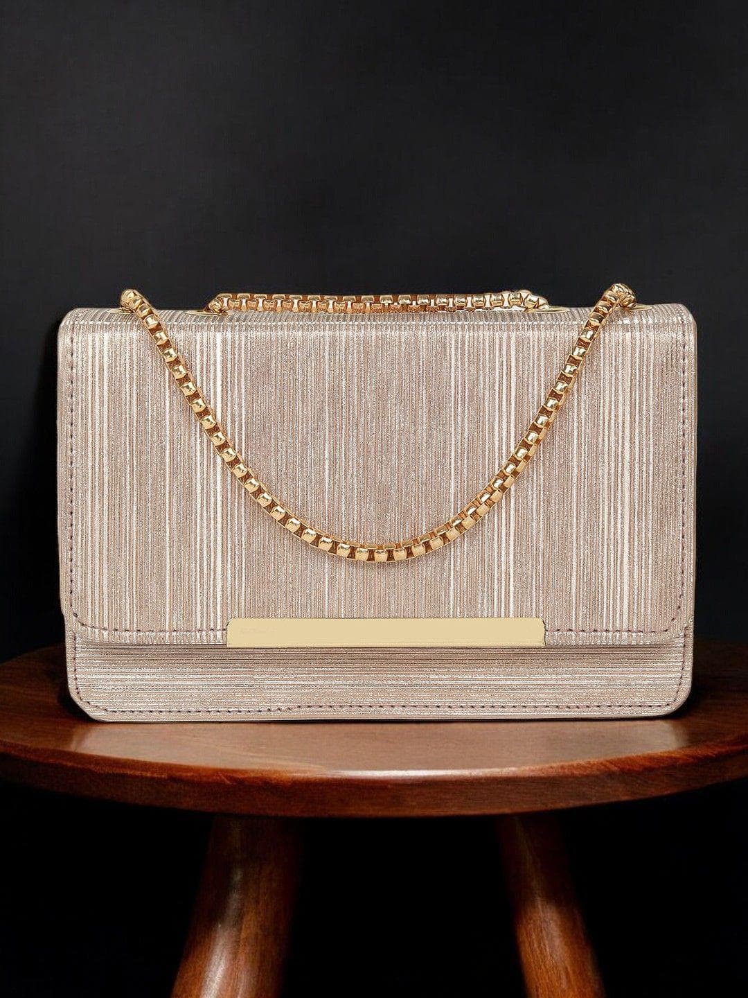 CRUSSET Textured Box Clutch