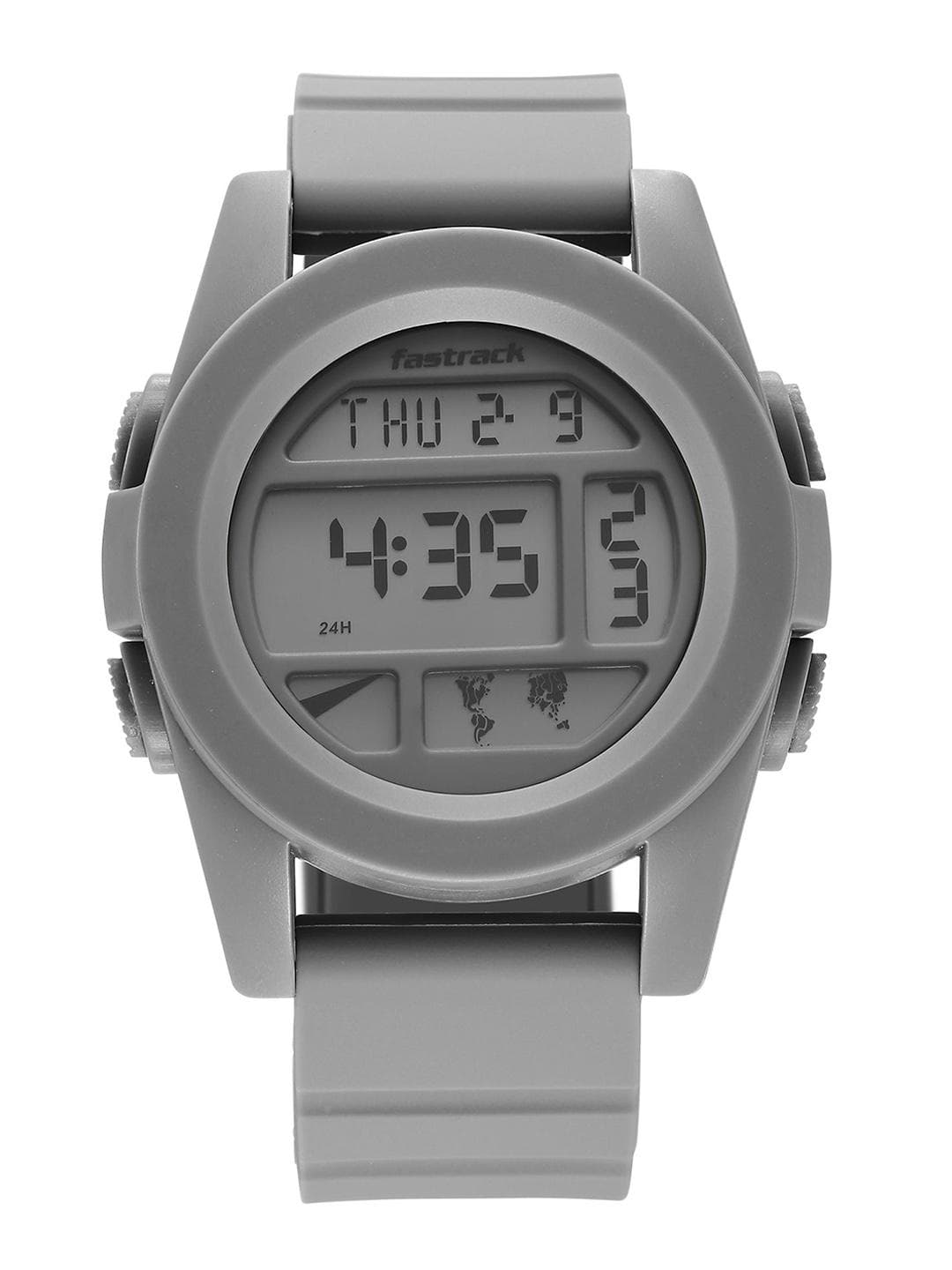 Buy Fastrack Streetstyle Digital With Grey Strap Watch For Guys 38120pp02 - - Accessories for Men