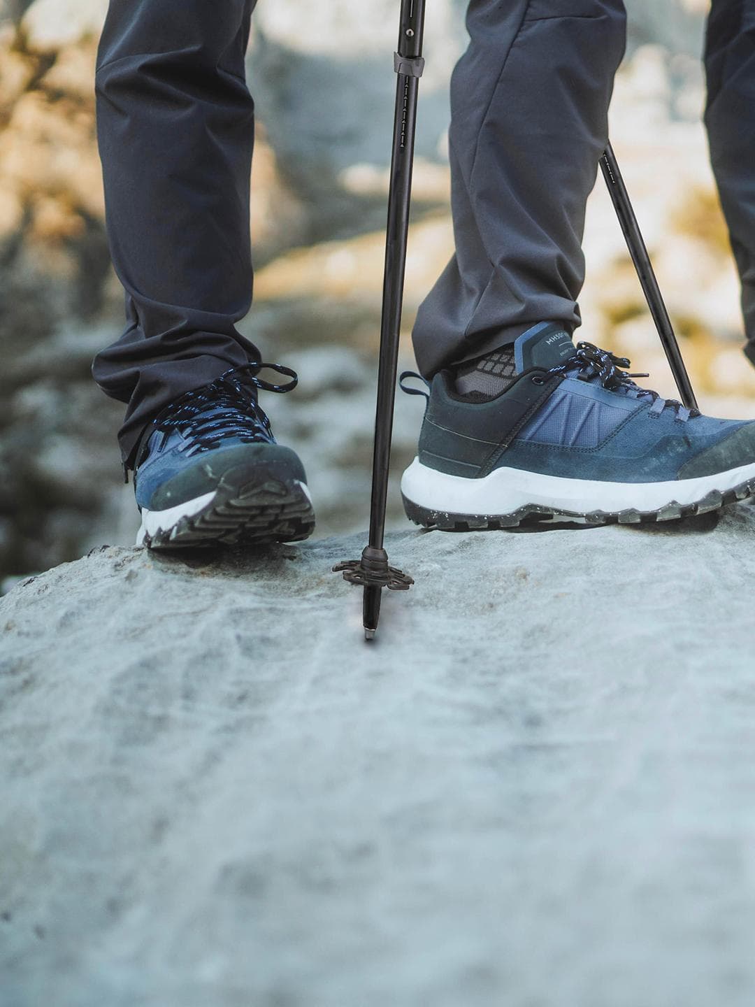 Buy Decathlon Quechua Men Blue MH500 Waterproof Hiking Shoes - - Footwear for Men