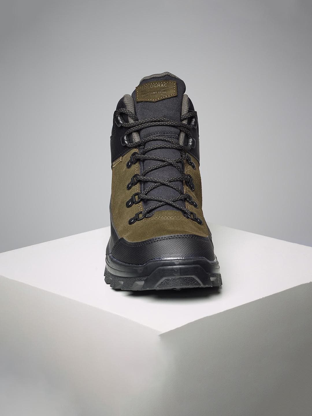 Decathlon Solognac - Men Green Crosshunt 100 Waterproof Hiking Boots