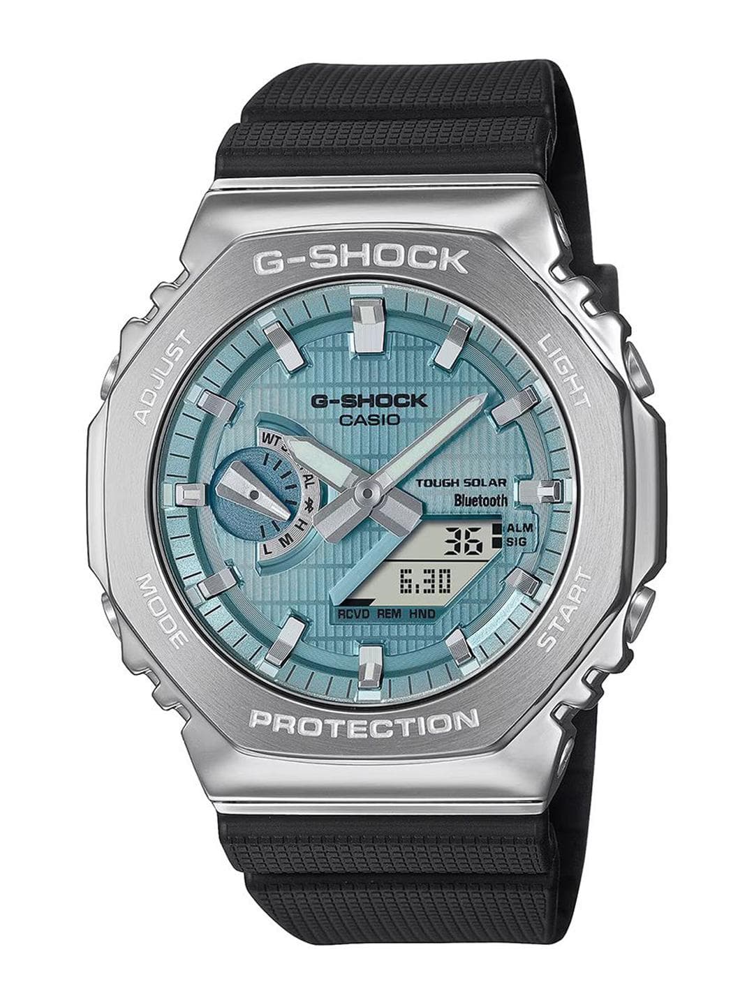 Buy CASIO G Shock GBM 2100A 1A2DR Turquoise Blue Analog Digital Dial Bio Based Resin G1582 - - Accessories for Men