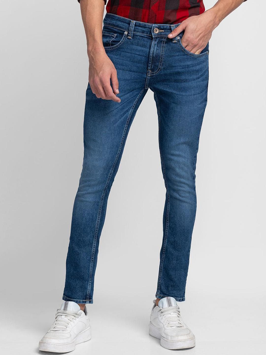 SPYKAR Men Super Slim Fit Low-Rise Stretchable Jeans