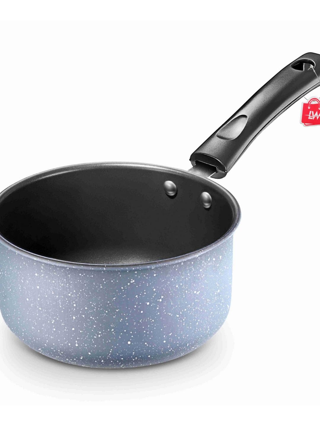 LAZYwindow Black Stainless Steel Dishwasher And Microwave Safe Cookware Set