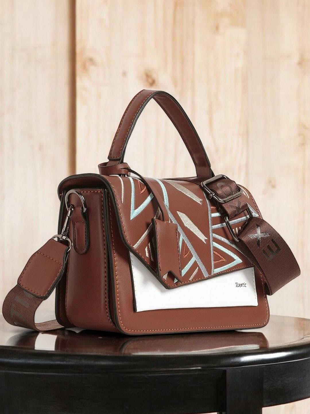 Buy Exotic Floral Embellished Sling Bag With Tasselled - - Accessories for Women