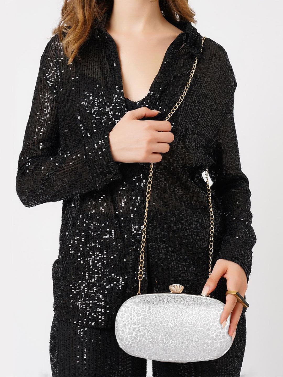 NORVE Embellished Purse Clutch