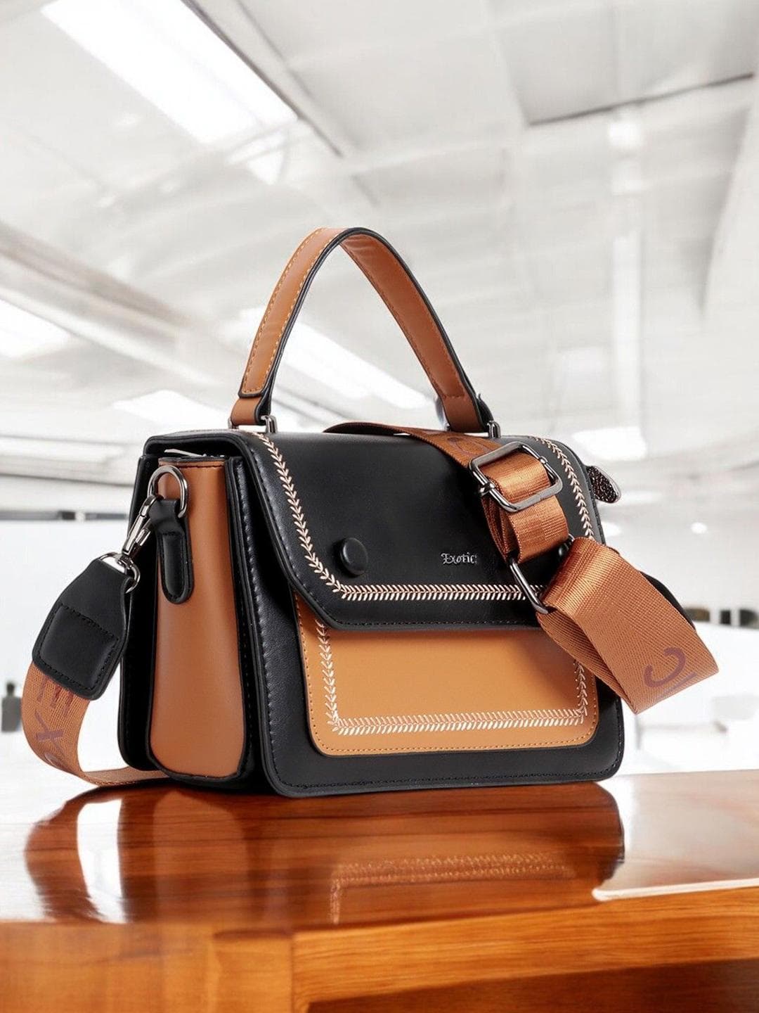 Buy Exotic Women Colourblocked Sling Bag - - Accessories for Women